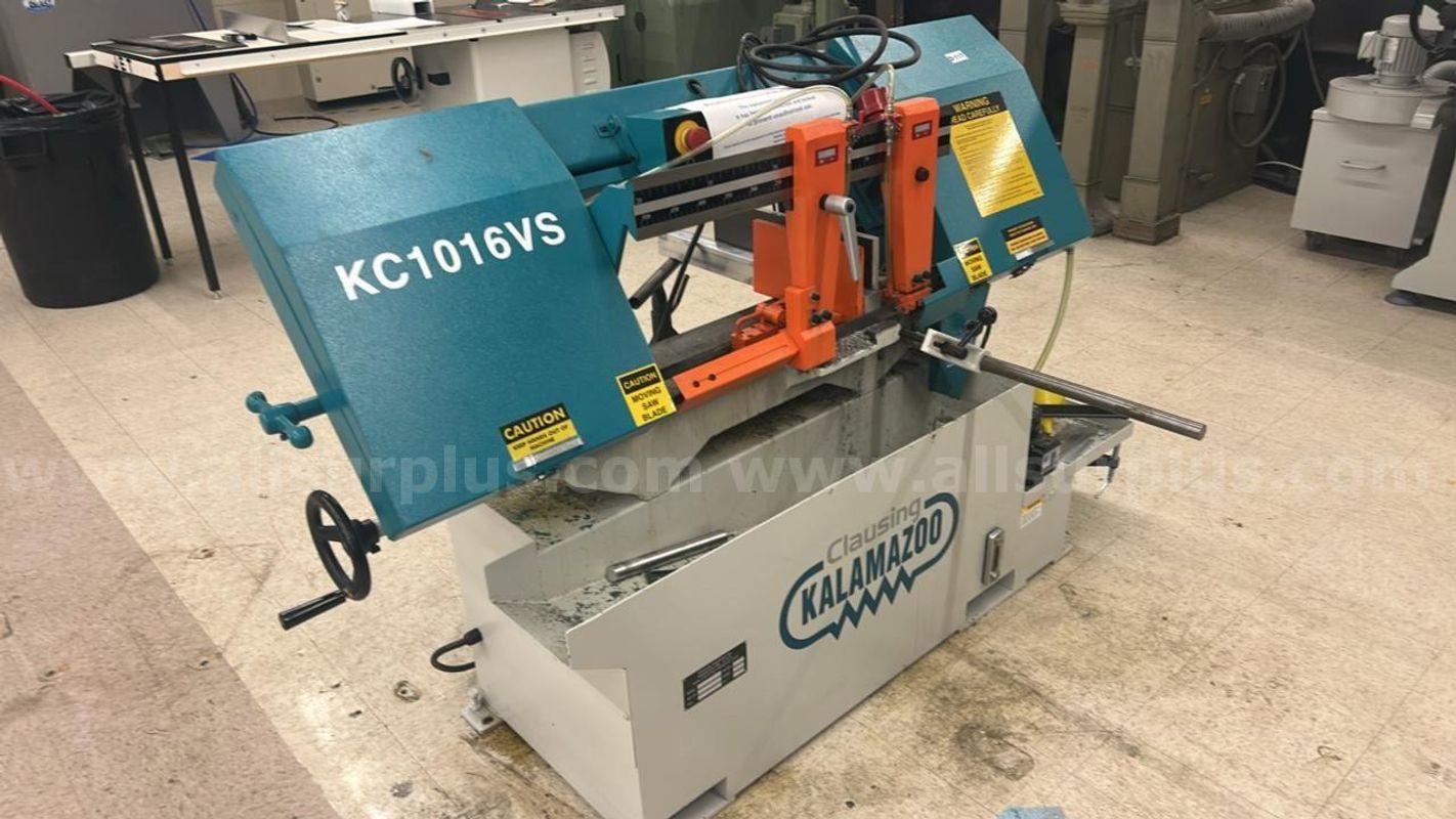 Clausing Kalamazoo variable‑speed horizontal Band Saw, Model KC1016VS