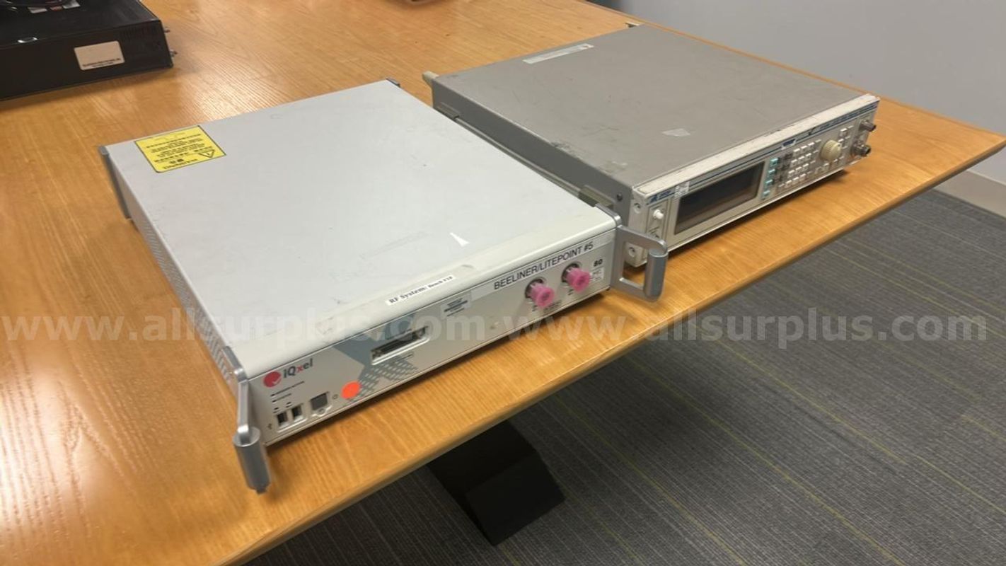 2 pcs., IQxel RF system and IFR 2025 Signal Generator