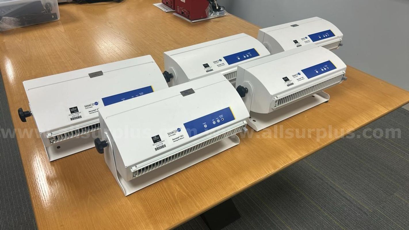Lot of 5 Simco Ion AeroStat XC2 Ionizing Air Blower, Model AeroStat XC2