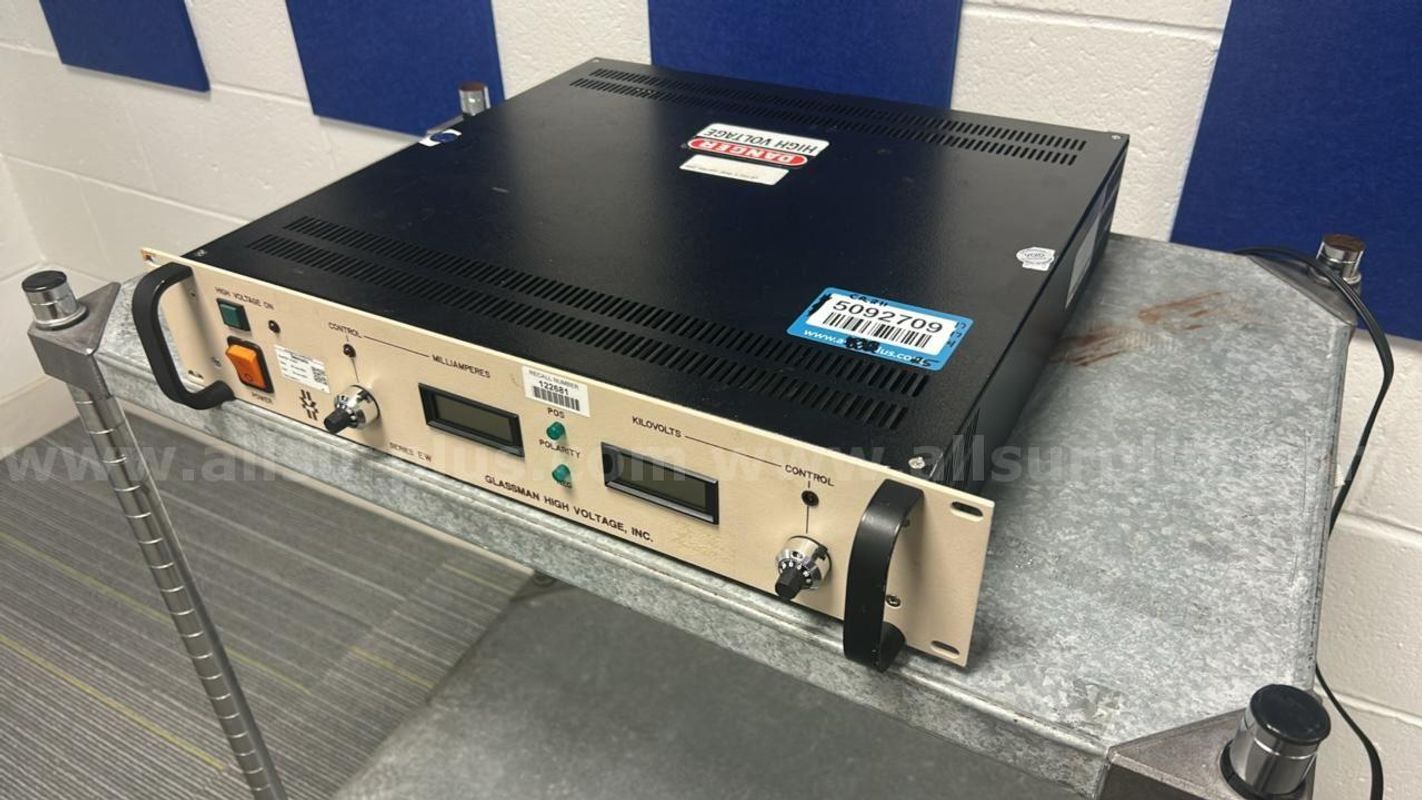 Glassman High Voltage EW Series, 500‑watt regulated high‑voltage DC power supply, Model PS/EW05R120DM11