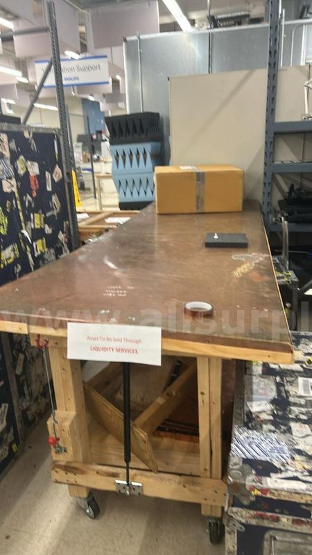 Custom Copper Top Adjustable Top Table