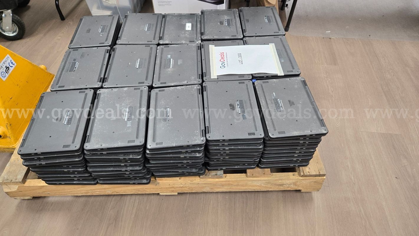 One (1) Pallet of 150 Dell Chromebooks for Parts and Repair Only