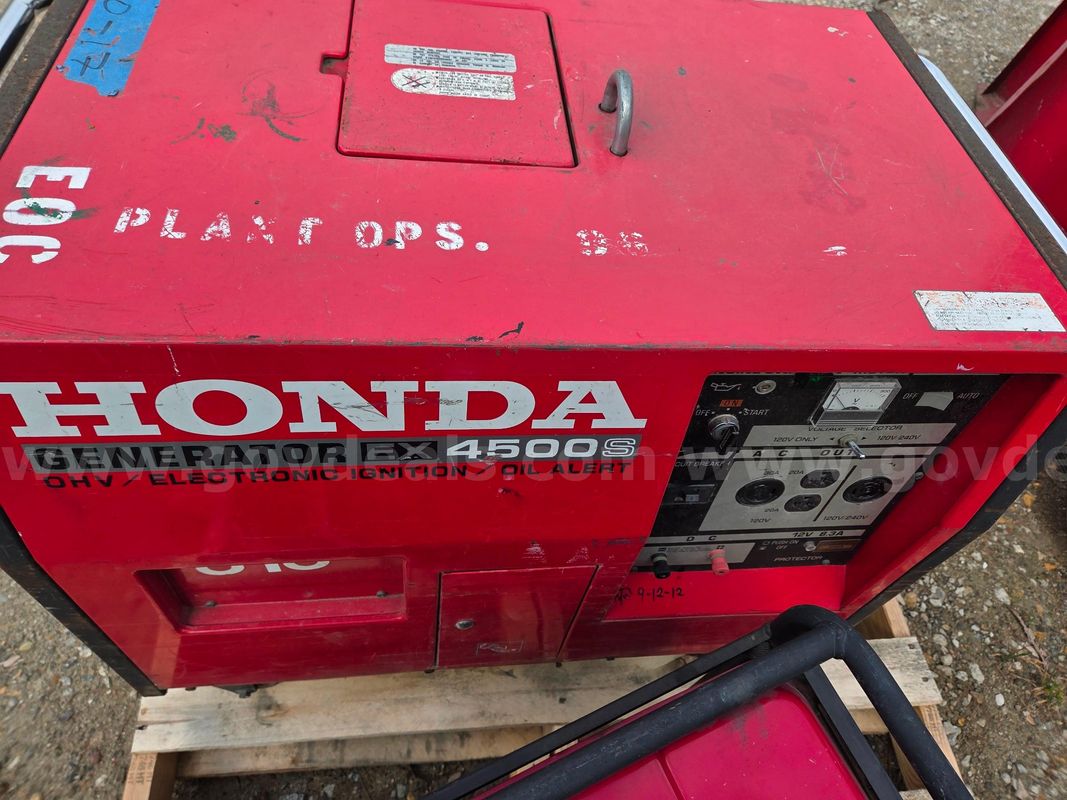 Honda EX4500S Generator