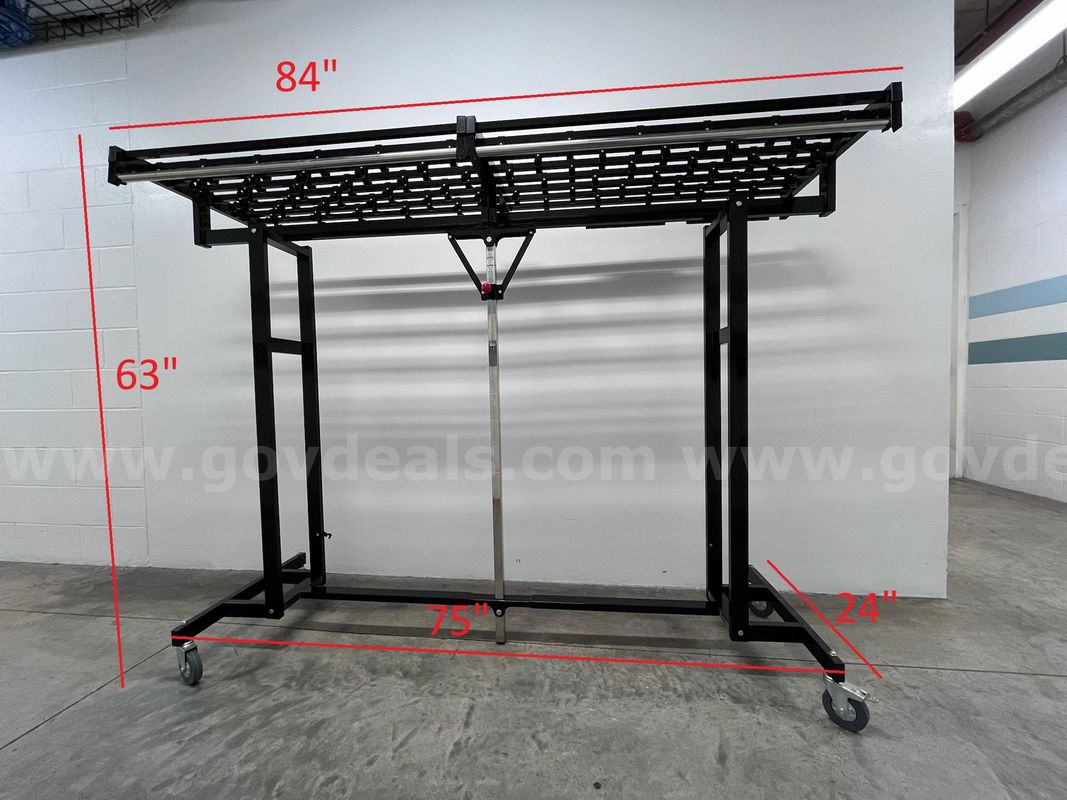 Mobile Folding Coat Rack- Lot of 2