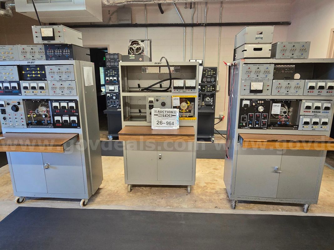 LAB- VOLT, ELECTRICAL LAB TRAINING UNITS