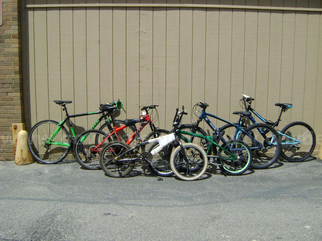 One Lot of used bicycles
