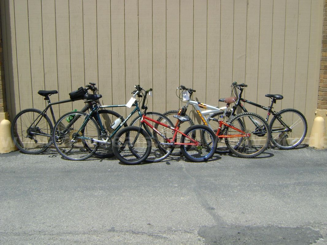 One Lot of used bicycles