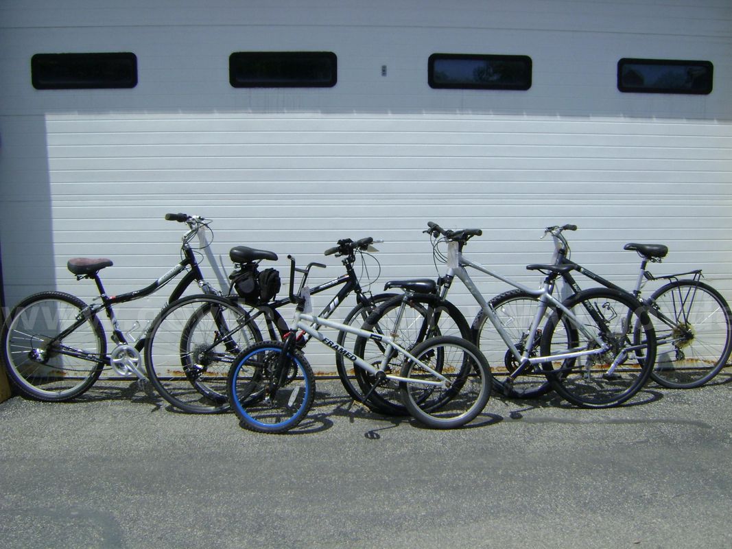One Lot of used bicycles