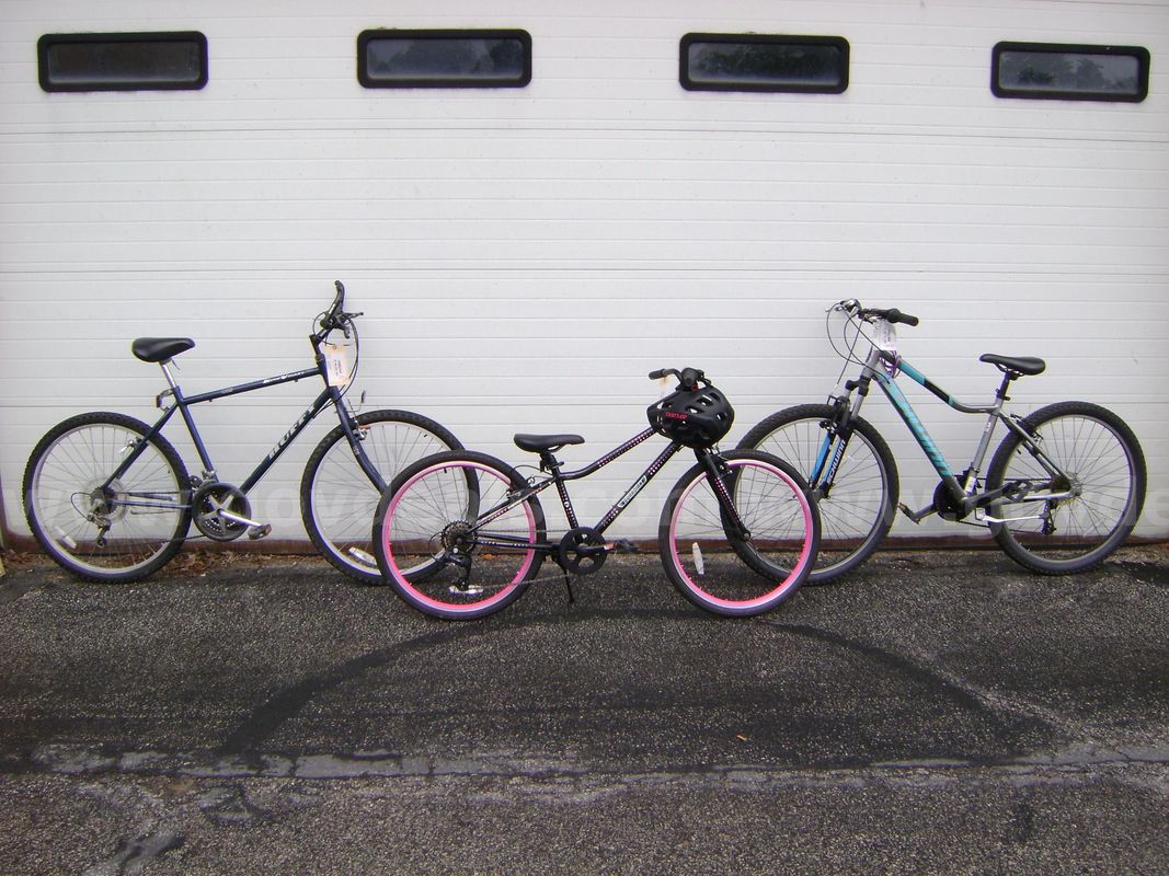 One Lot of used bicycles