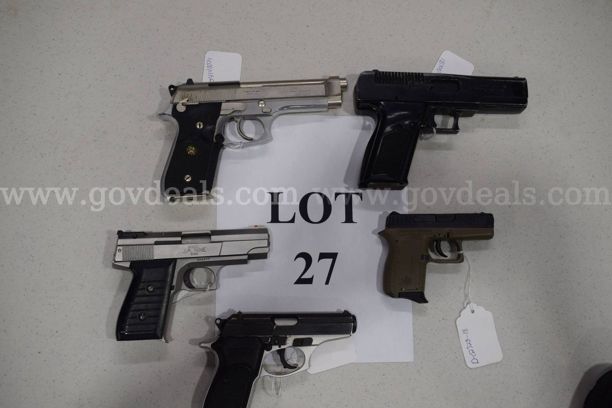 5 Handguns - Lot 27
