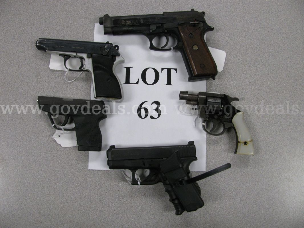 5 Handguns - Lot 63