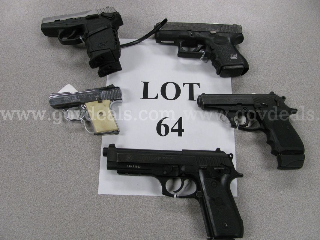 5 Handguns - Lot 64
