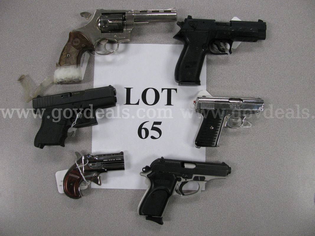 6 Handguns - Lot 65