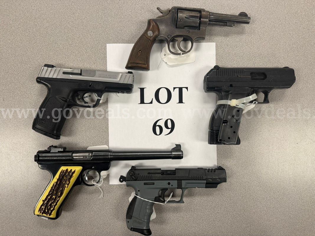5 Handguns - Lot 69