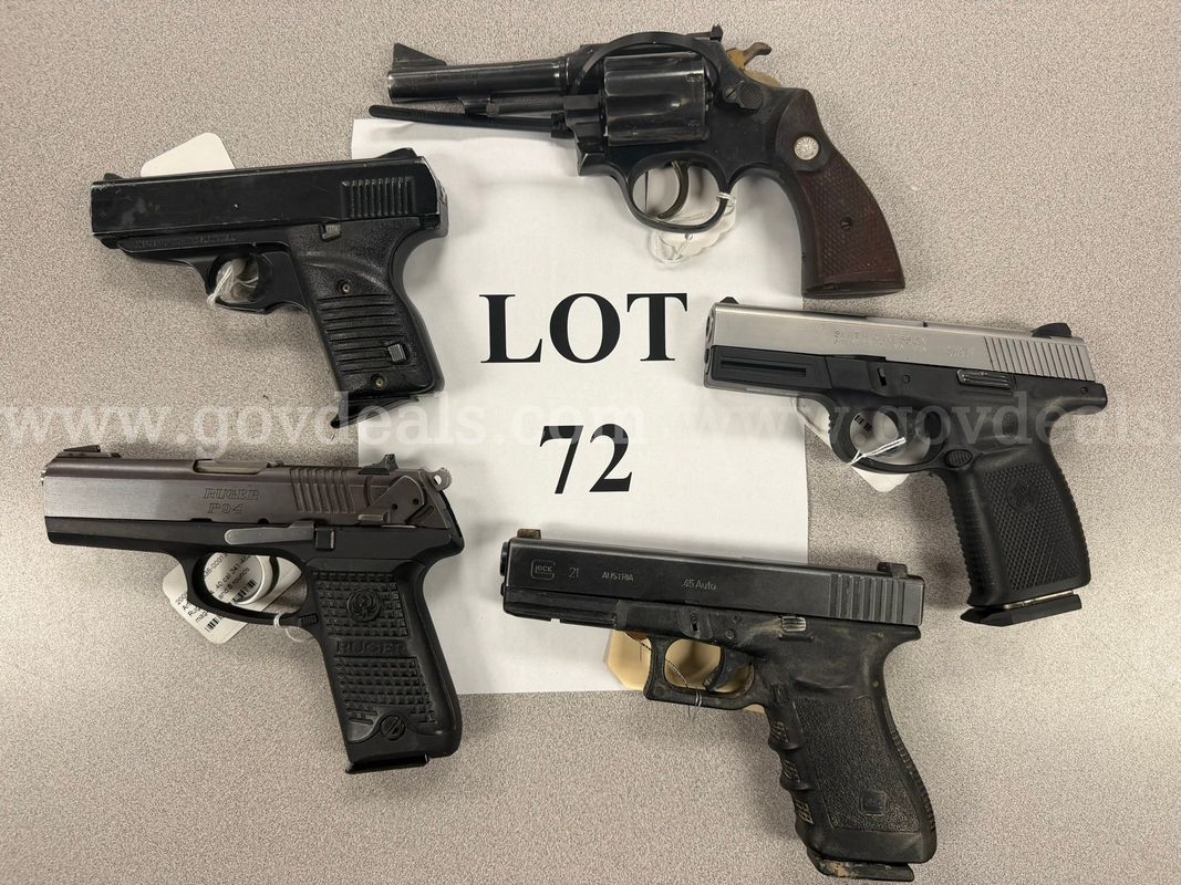 5 Handguns - Lot 72
