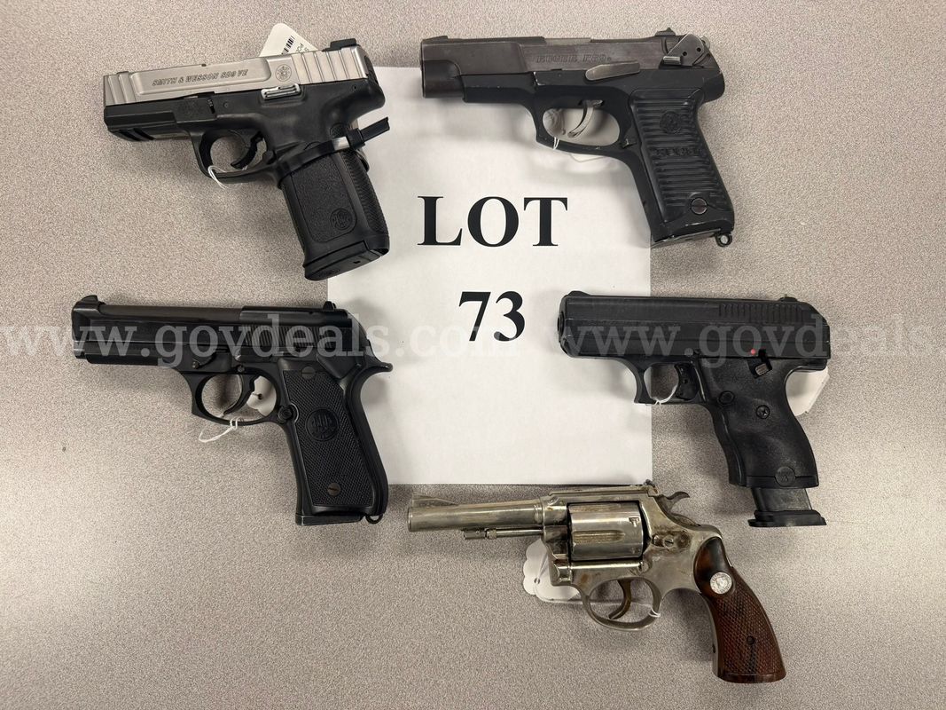 5 Handguns - Lot 73