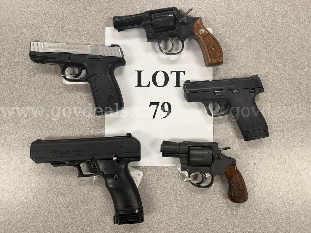 5 Handguns - Lot 79