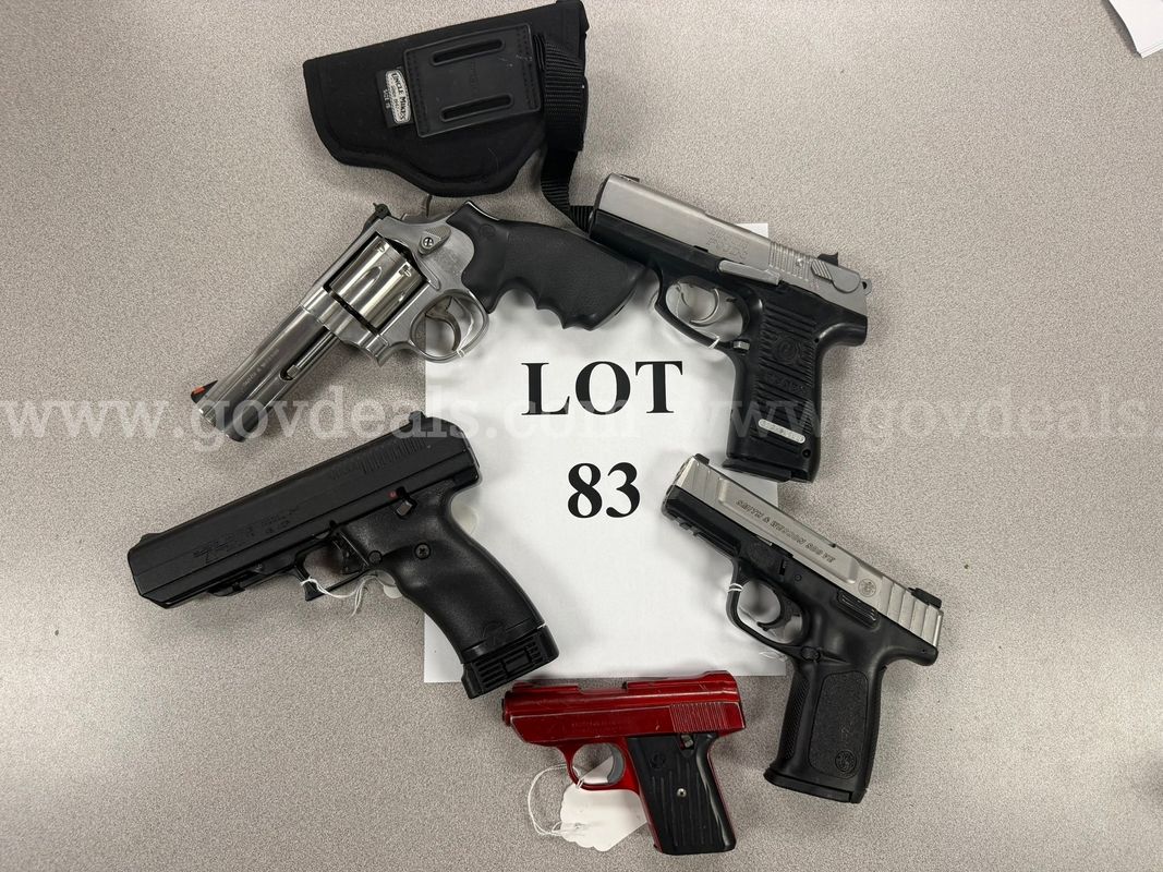 5 Handguns - Lot 83