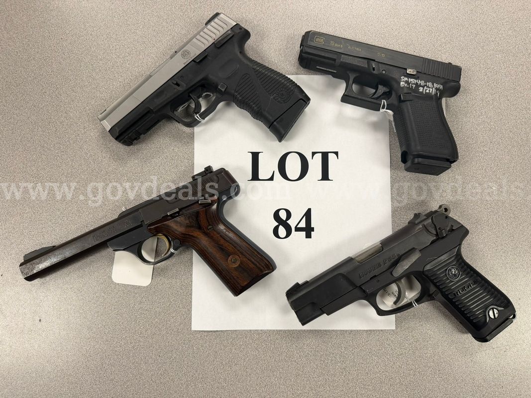 4 Handguns - Lot 84