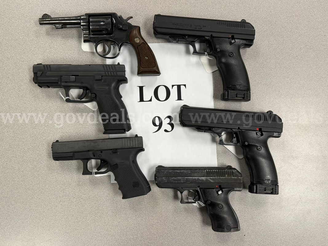 6 Handguns - Lot 93
