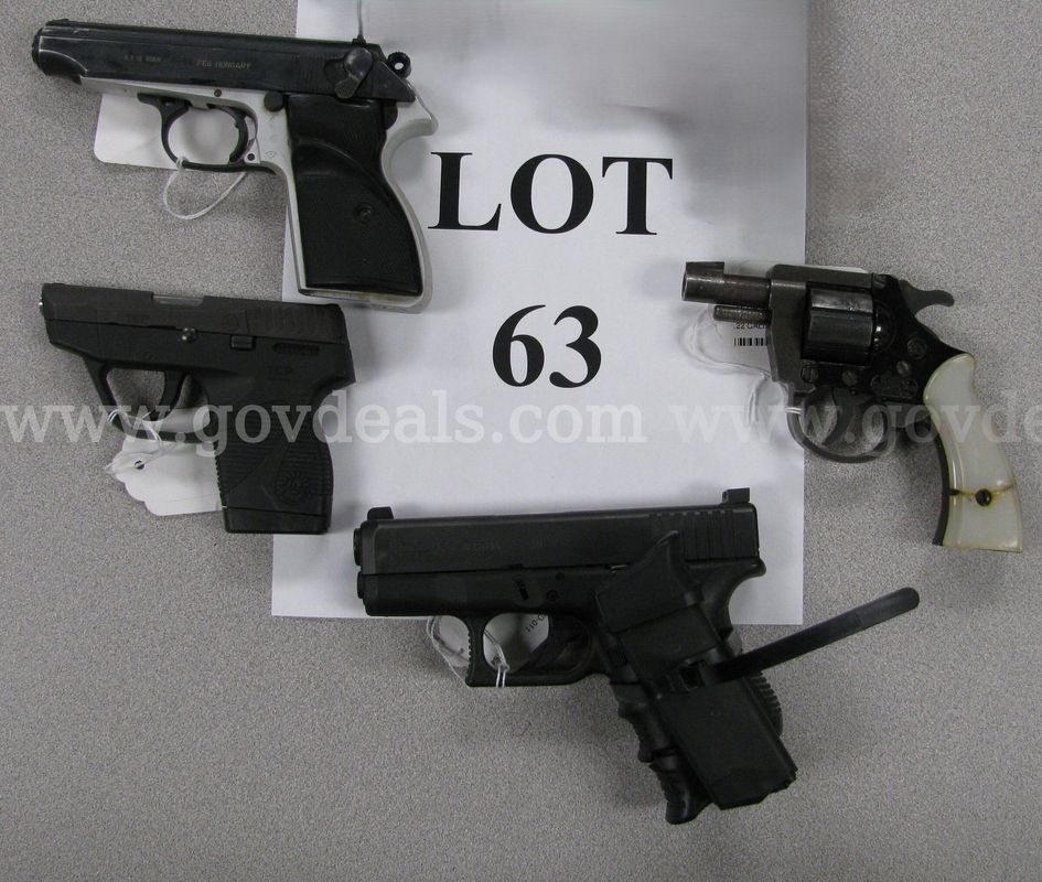 4 Handguns - Lot 63
