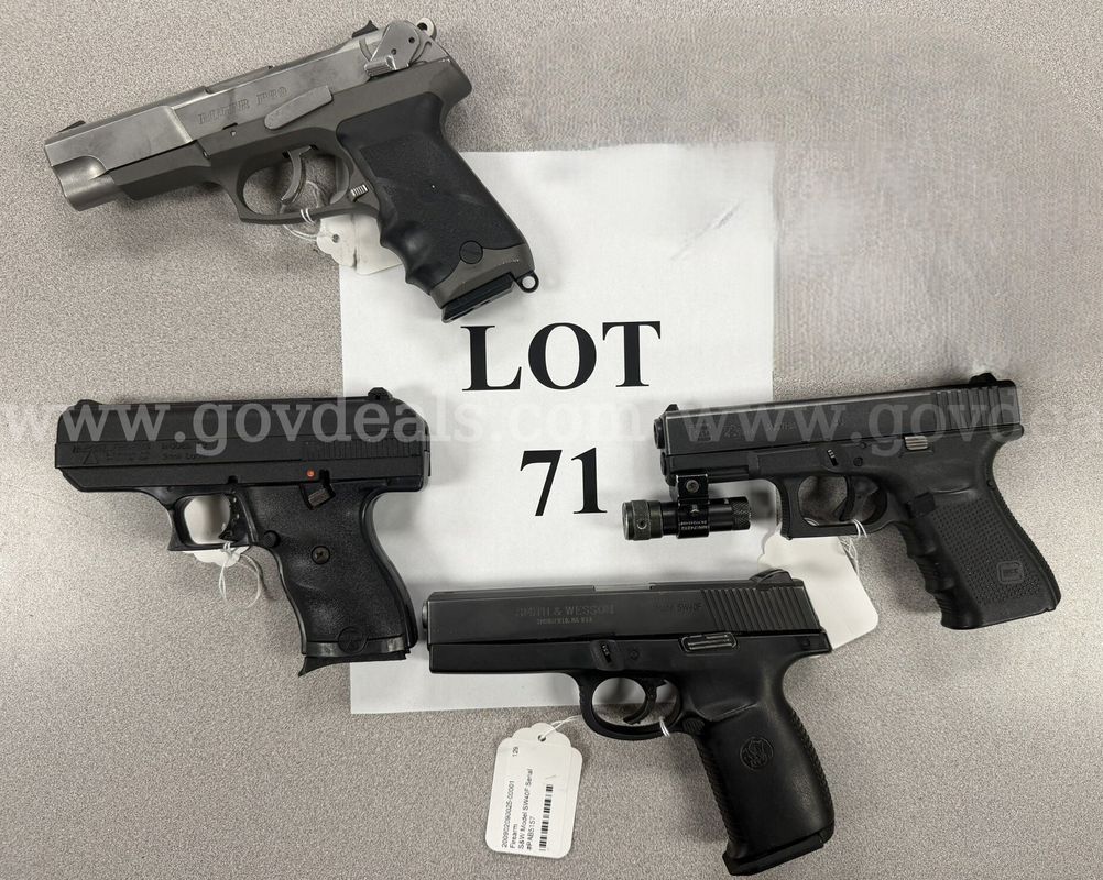 4 Handguns - Lot 71