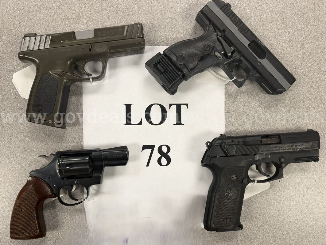 4 Handguns - Lot 78
