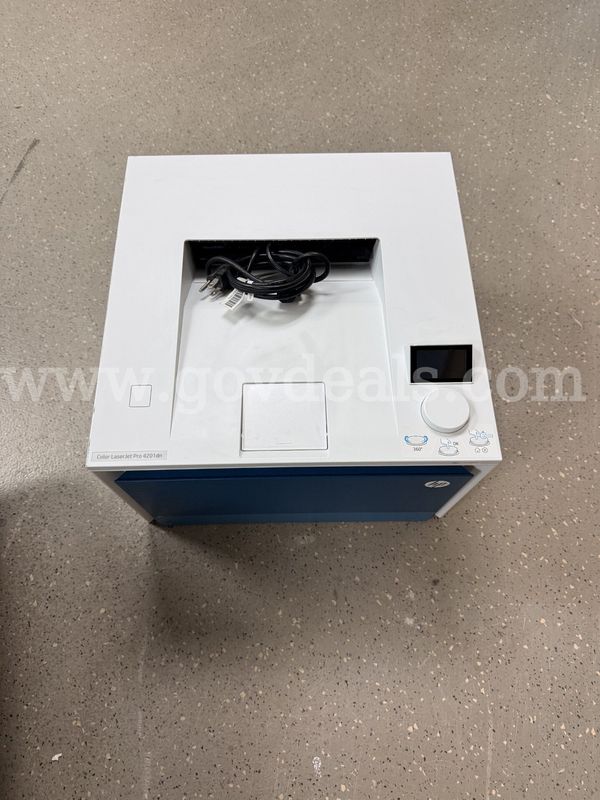 HP Color LaserJet Pro 4201dn single-function color laser printer, HP part number 4RA85F