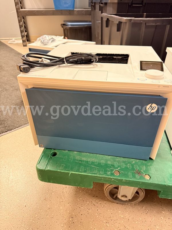 (2) HP Color LaserJet Pro 4201dn single-function color laser printer, HP part number 4RA85F