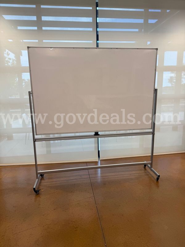 6' x 4' Double-Sided Rolling Whiteboard – Mobile Dry Erase Board