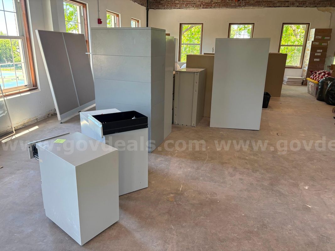 Lot of 25 Damaged File Cabinets for scrap