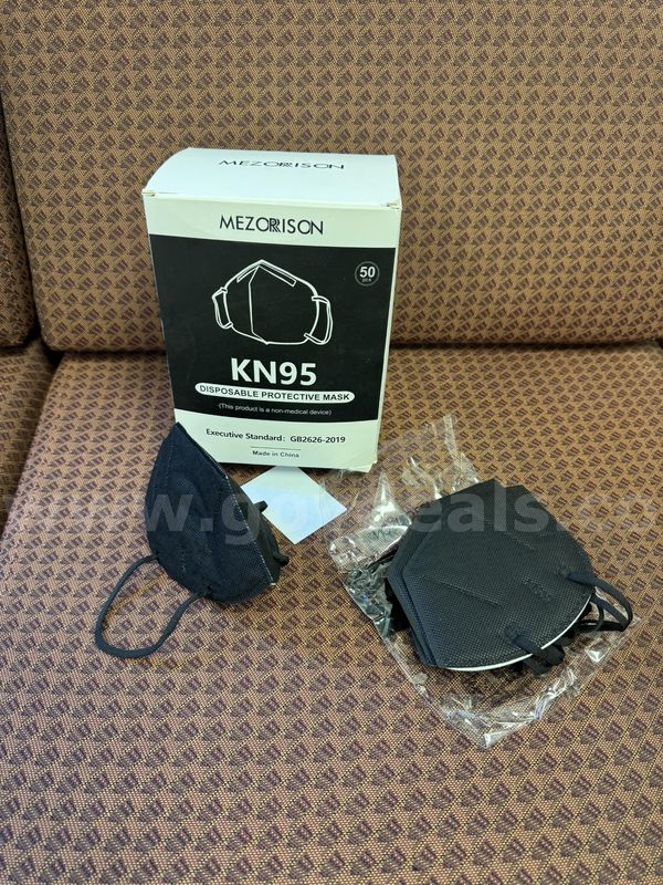 1,500 EXPIRED Disposable KN95 masks - NON-MEDICAL - See photo