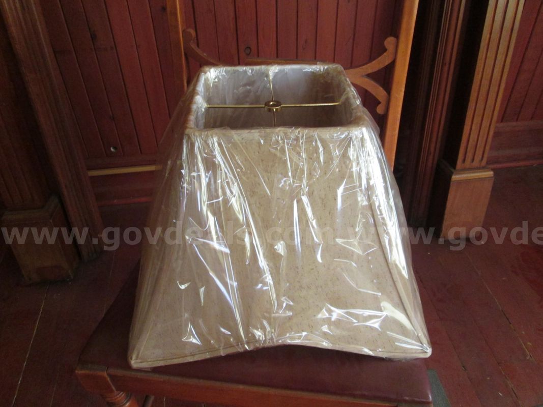 58 Square Lamp shades. New in boxes. Aprox. 10"x10"