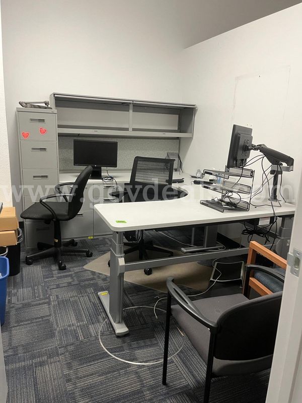 TWO SETS OF OFFICE FURNITURE AT ROSECRANS