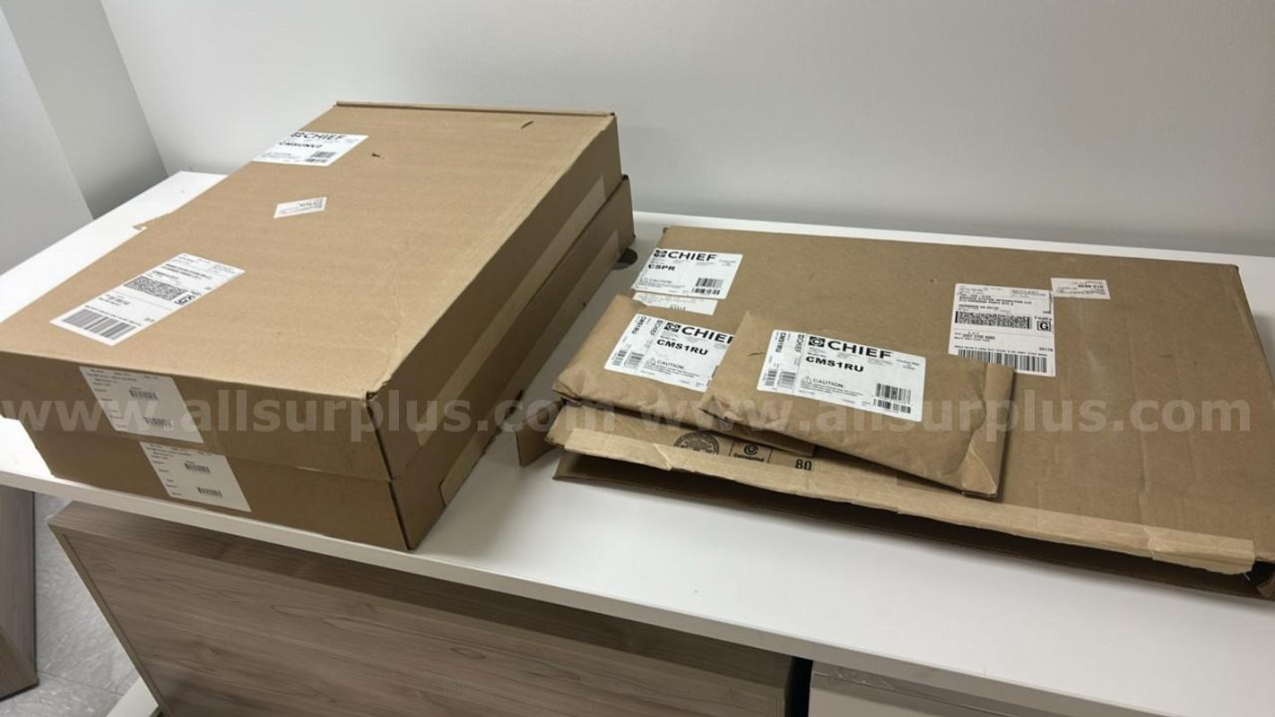 5 pcs., Chief Universal Component Shelf, 1RU Rack Adapter, Component Storage Panel