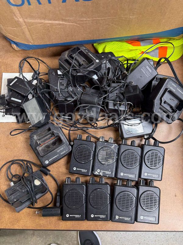 Lot of Minitor V pagers and chargers