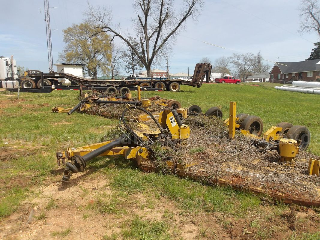 Lot of (3) Large (Bush Wacker) and onesmall unknown bush hogs.