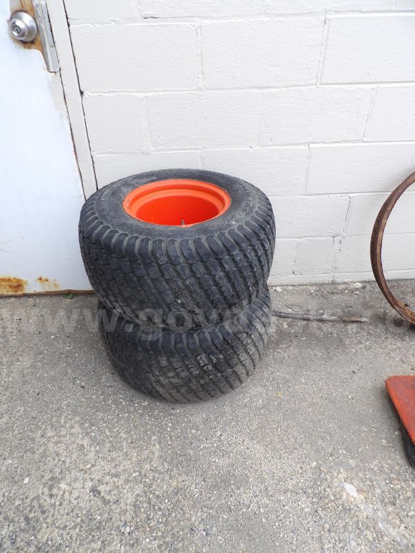 2 Tires from a Kubota Mower