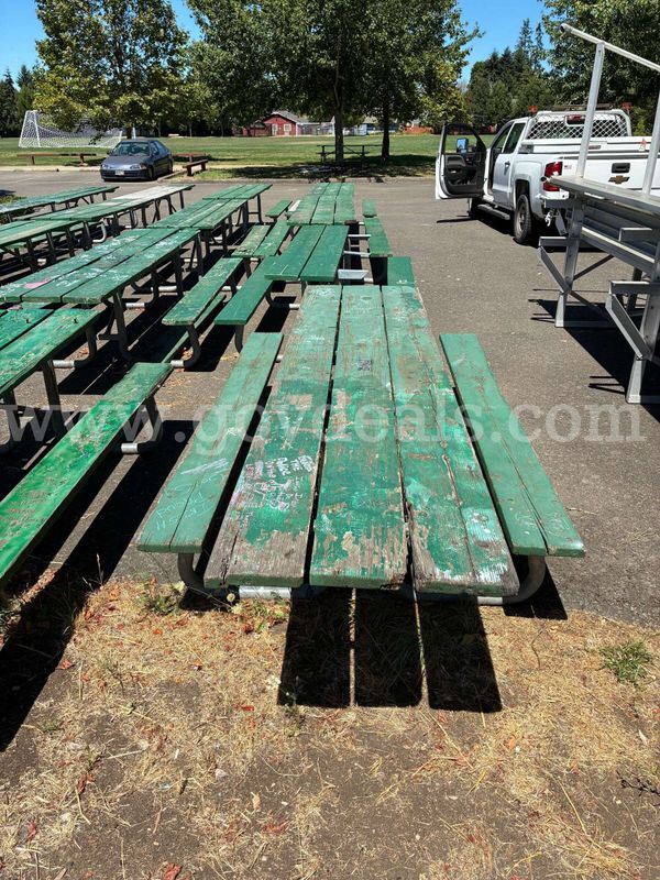 2 ADA 3 STANDARD PICNIC TABLES