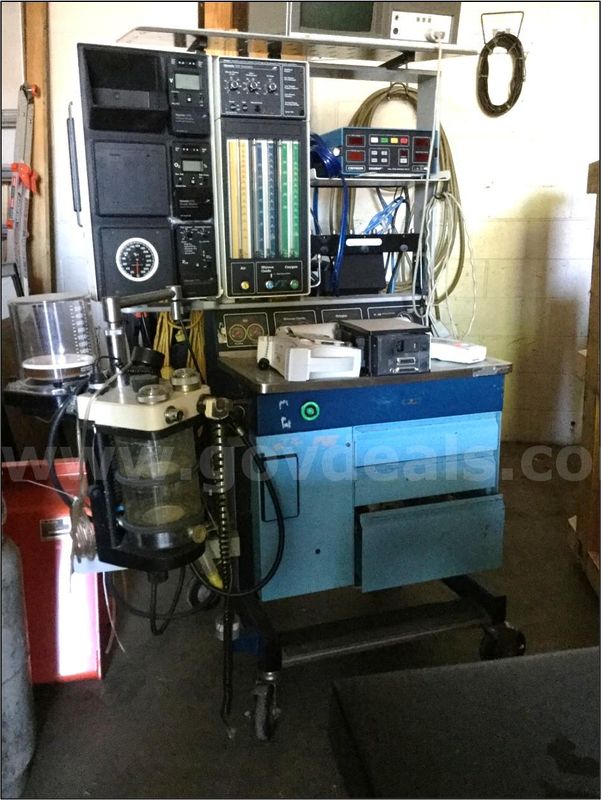 Ohmeda 7000 Ventilator, Critikon Dinamap Vital Signs Monitor, Ohmeda Modulus II Anesthesia Gas Machine