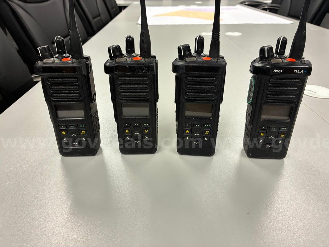 (4) Motorola APX 4000 with batteries