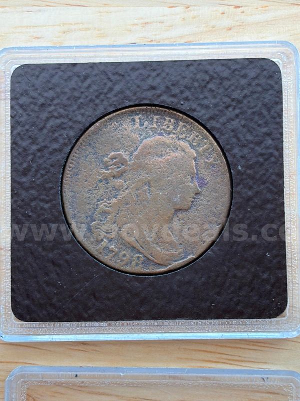 TiDDRs: US 1798 Draped Bust Large Cent