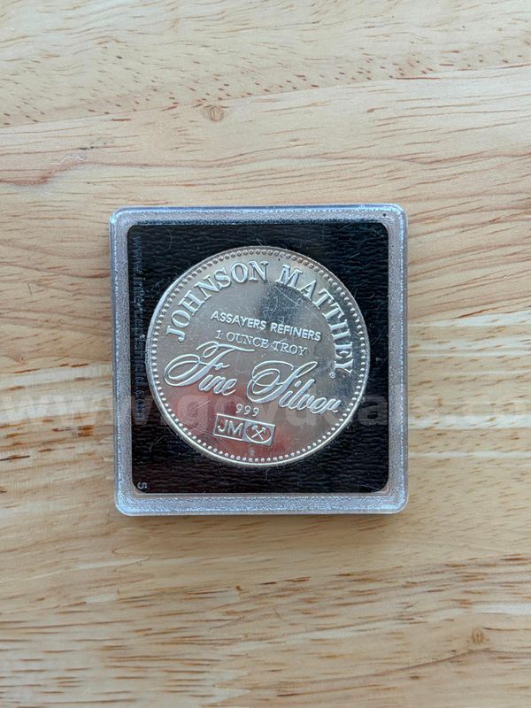 Johnson Mathey Freedom of Speech 1 Troy Ounce Fine 999 Silver Dollar
