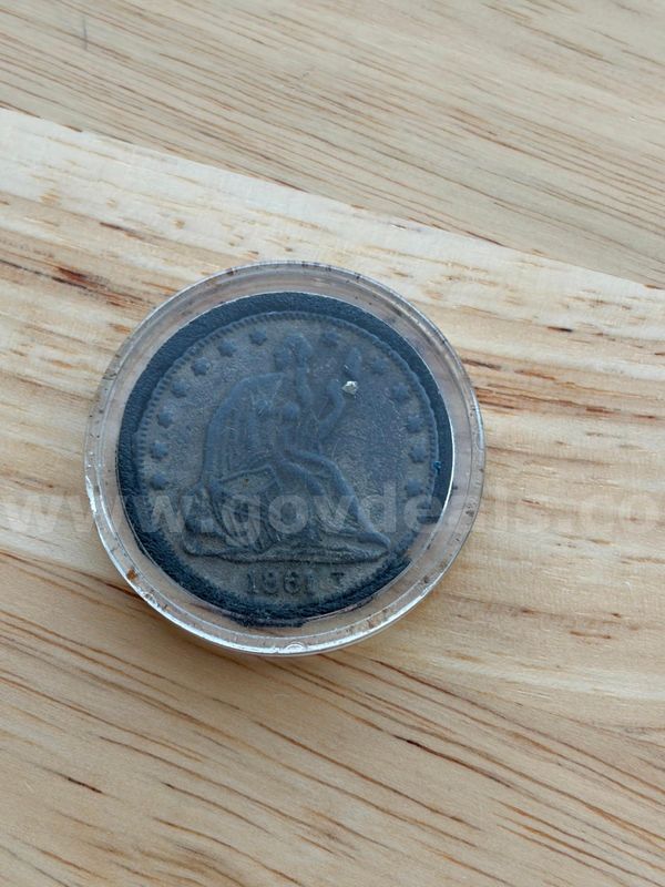 1861 Liberty Seated Half Dollar