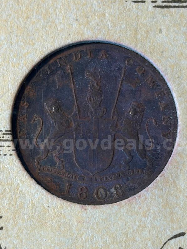 TiDDRs: 1808 East India Company "10 Cash" Copper Coin, recovered from Admiral Gardner's shipwreck of January 1809