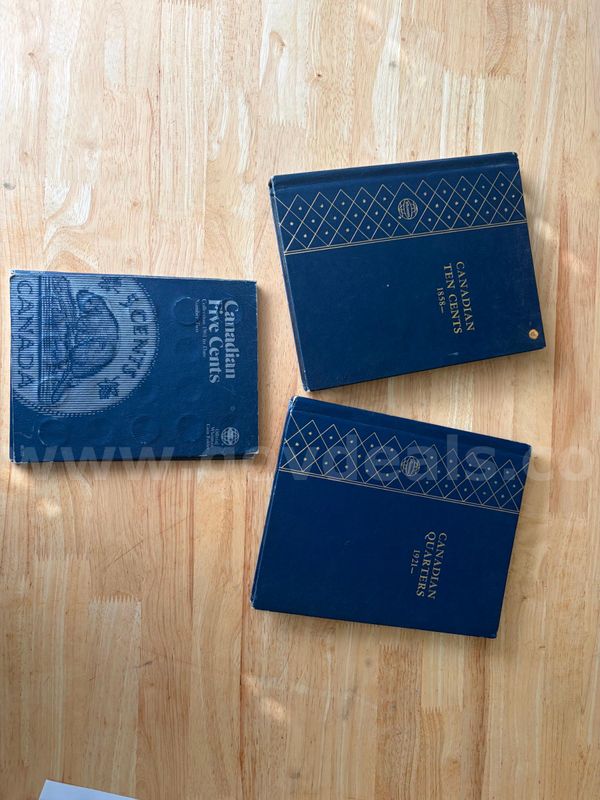 TiDDRs: 3 Canadian Coin Books (do not contain all the coins)