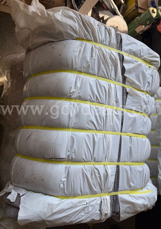 Bundle of Gray Wool Blankets