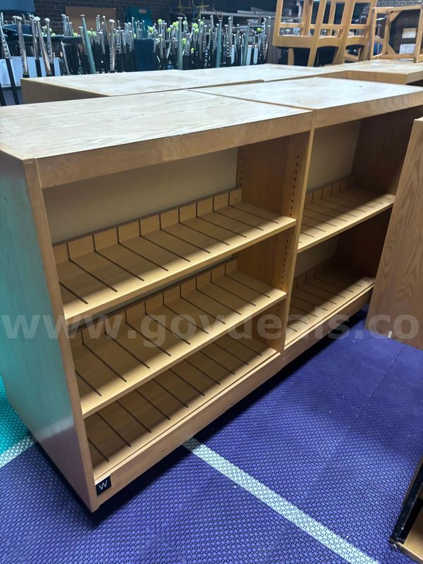Lot of 4 - 2 Section Bookcases