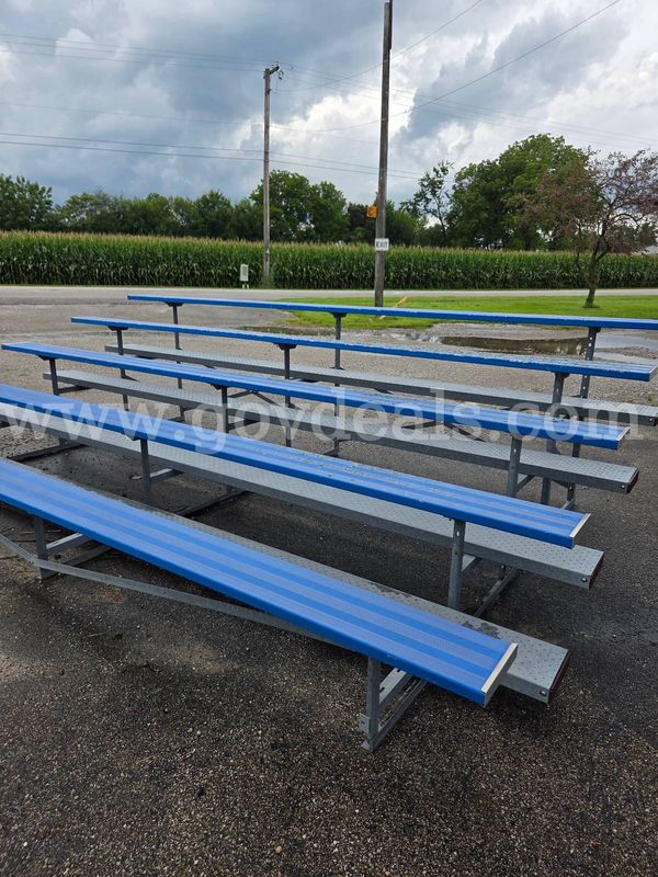 5 row portable bleachers