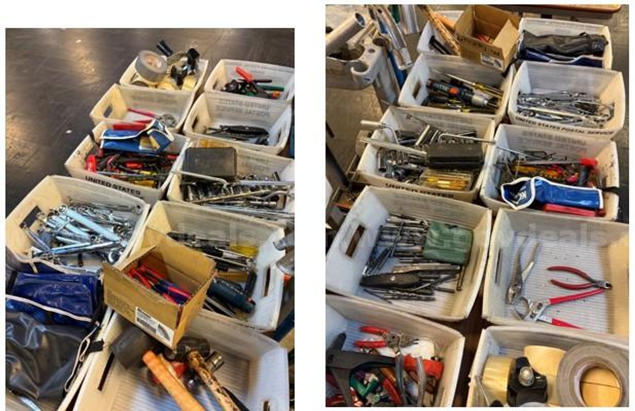 Tools Mechanic Assortment. This lot consists of used hammers, wrenches, screwdrivers, etc.